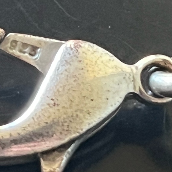 Vintage T&CO 925 silver necklace - Picture 3 of 3